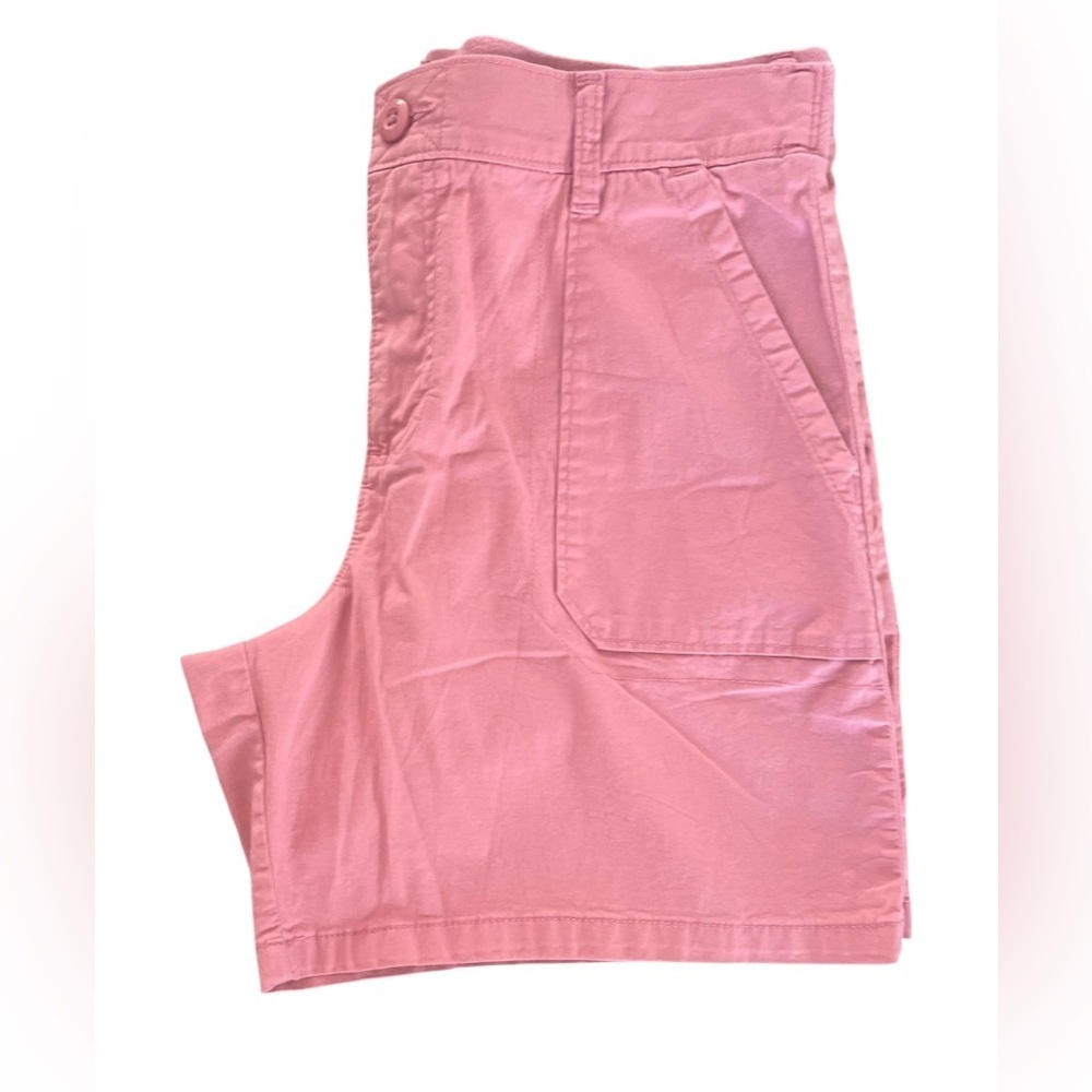 LEE - Women's Mid Rise Cargo Shorts - Dusty Pink